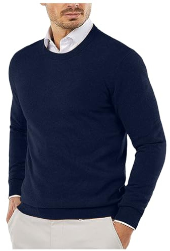 CXKOLD Maglione Uomo Bianco Maglione Traforato Pullover Cotone Maglietta Tennis Uomo Camicia Pile Uomo Polo Uomo Manica Lunga Camicia da Lavoro Uomo Cotone Manica Lunga t Shirt Nera Oversize Uomo