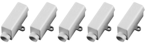 Tiardey 5 Pcs Wire Connector Brass Conductor Double Screws ABS Housing Butt Wire Terminal Block 1000V 100A Suitable for 2.5 to 16 mm2 Wire