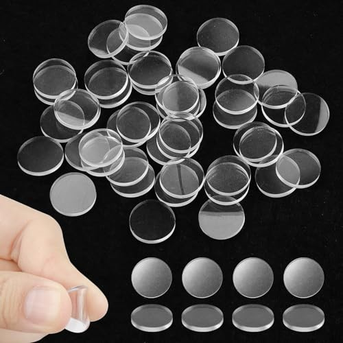 Patins antidérapants pour plateaux de table en verre, lot de 50 pare-chocs pour plateaux de table en verre, tampons en caoutchouc transparent, patins en silicone pour table en verre pour plateaux de
