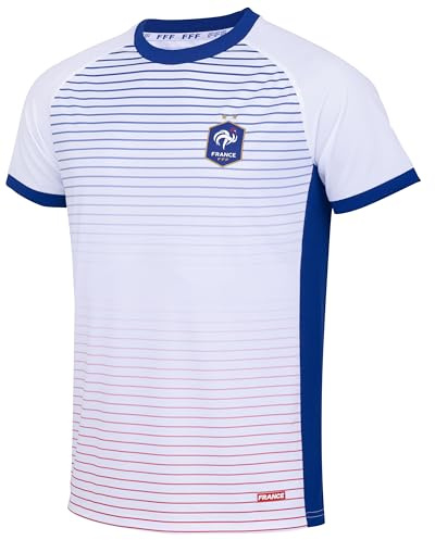 FFF Officiell kollektionströja det franska fotbollslaget, Vitt och blått, XL