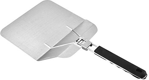 Stainless Steel Pizza Peel with Foldable Handle Paddle for Oven Baking Homemade Bread