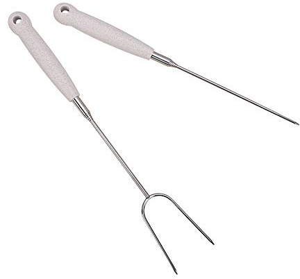 Marshmallow Toasting Forks Toasting Fork for Open Fires Long Skewers Fondue Forks Flat Skewers for Kebabs Skewers for Grilling Toasting Fork for BBQ A&B