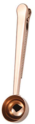 ZXR.Elwood 2 en 1 multifonction cuillère en acier inoxydable café mesurette avec sac clip Seal Matériel de Cuisine