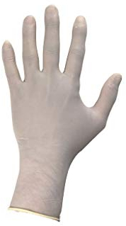 Cofan Caja dispensadora de 100 unidades de guantes de látex con polvo | Elásticos y maleables | Ideal contra bacterias | Colocación ambidiestra