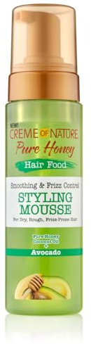 Smoothing & Frizz Control Styling Mousse (Honey + Avocado)