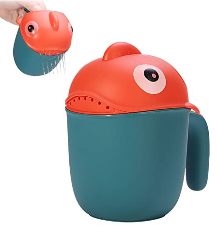 LdawyDE Haare Waschen Kinderschutz Haarwaschbecher Baby- und Kinder-Haarwaschbecher - Einfach und Interessant Haare waschen- Der perfekte Haarwaschbecher für Babys und Kleinkinder