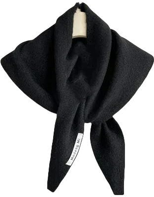 YJHLY Women's Black Tartan Acrylic Scarf