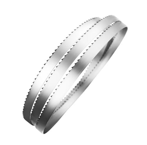 GeOinQL Metall-Bandsäge, 58 1/2 Zoll Bandsägeblatt for Holzarbeiten, 1/2 Zoll 13 mm breite Sägeblätter, 4 TPI Bandsägeblatt for BS200 BASA 1.0
