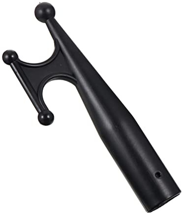 BESPORTBLE Gancho Flotante y Retirar Elementos Negro de Nailon para Poste de Extensión de 28mm Accesorio Resistente para Colgar Objetos en Embarcaciones
