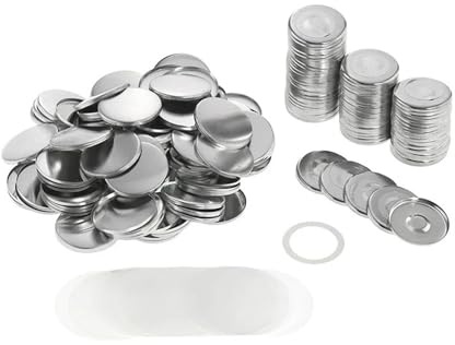 Lot de 100 aimants for réfrigérateur, 25 mm, 32 mm, 44 mm, 58 mm, for la fabrication de badges et accessoires Polyvalent(32mm 100PCS)