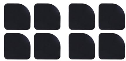 4Pcs Square Anti Vibration Pad Washing Machine Shock Pad Multifunctional Anti Vibration Mat Non-Slip Mat Stand Refrigerator(8Pcs7.7x7.7x0.7cm)