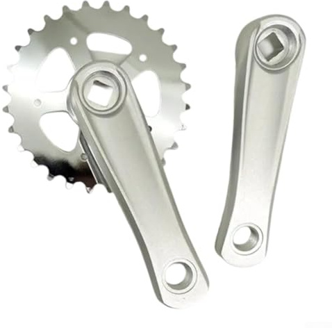 CashMuch 114 mm Kurbel-Set für Kinder für Fahrrad-Kurbelgarnitur, Fahrrad-Enthusiasten, geeignet für Kinder, für Fahrräder, 114 mm, Kinder für Fahrrad-Kurbelgarnitur