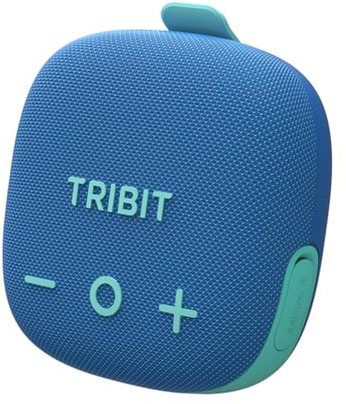 Tribit StormBox Micro 3 bärbar trådlös högtalare med 13 W XBass-ljud, Bluetooth 6.0, 24 H speltid, IP68 vattentät, TWS-parkoppling, rem och magnetiskt fäste för cykel/golf/utomhusresor