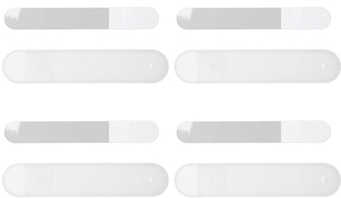 INOOMP 4 Juegos de Limas de Uñas de Vidrio Nanovidrio Caja Limas para Pulir y Decorar Uñas Herramientas Profesionales para Manicura y Pedicura en Casa y Salón