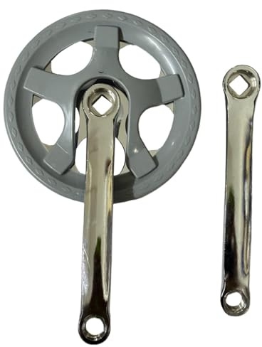 hindraem Kurbelgarnitur für Singlespeed Fahrräder, 36 Zähne, einfache Montage, geringes Gewicht, hohe Festigkeit, inklusive 165 mm Kettenblatt für City und