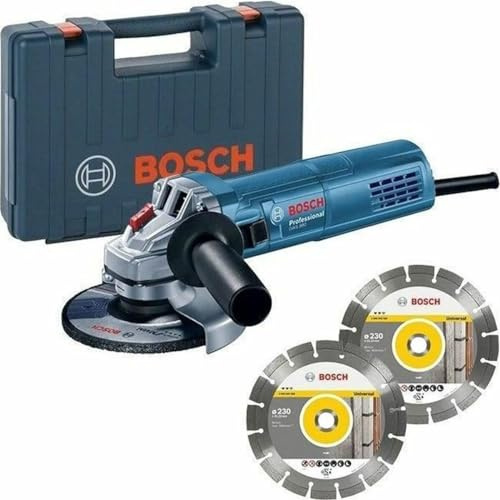 Smerigliatrice Angolare Bosch Profesionnal 800w - 125 Mm + 2 Dischi Diamantati + Scatola