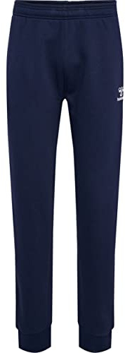 hummel Unisex barn bomuld nt byxor, marinblå, 140 EU