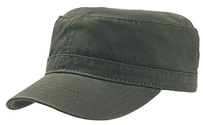 Atlantis Chino Cotton Uniform Military Cap (Pack of 2) (One Size) (Olive)
