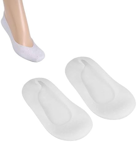 Silikon fuktstrumpor, fuktgivande gelstrumpor, 1 par/set fot silikonstrumpor fuktgivande skydd skönhetsvård sprucken hud spa behandling för borttagning av förhårdnader (L)