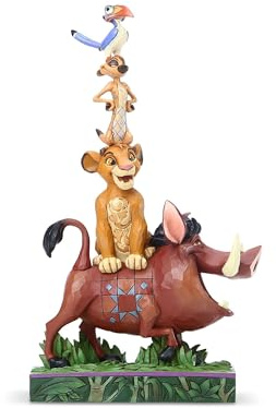 Disney Traditions, Figura de Pumba, Timón y Simba de El Rey León, para coleccionar, Enesco