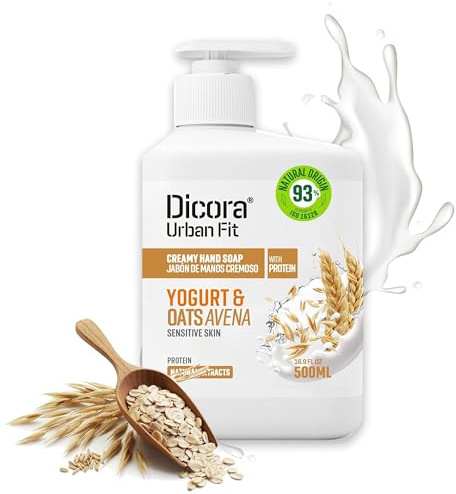 Dicora UrbanFit Jabón de Manos Proteins Yogur & Avena 500 ml