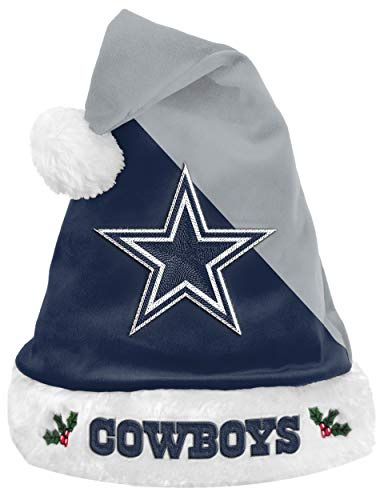 FOCO Dallas Cowboys NFL 2021 Colorblock Santa Hat - Stück