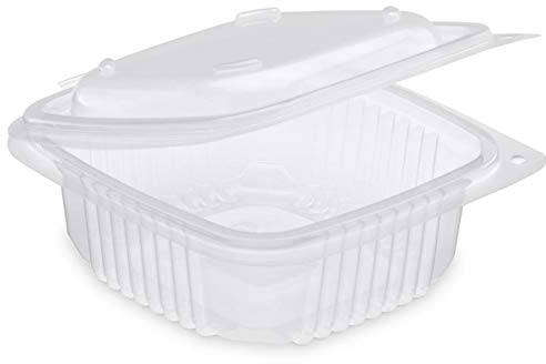 Nicoletti 50 VASCHETTE per Cottura Alimenti MICROONDE CONTENITORI con Coperchio ERMETICO in PP Ideali per ASPORTO Cibo Caldo, RISTORAZIONE, Pausa Pranzo, Cottura Cibo Micro Onde 1000 CC