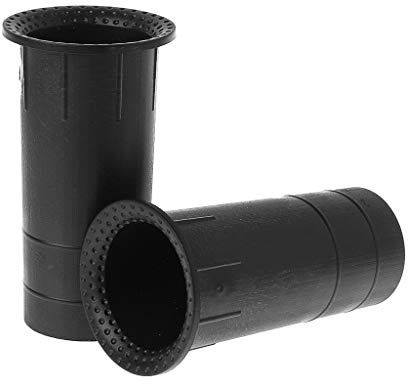 WOWOWO 2PCS Port de Haut-Parleur Tube Bass Reflex Vent Connecteur 3-5 35x80mm Subwoofer Woofer Box