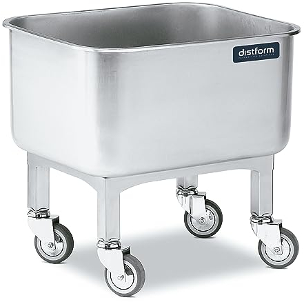Chariot INOX pour Le Lavage ou Le Transport des Légumes - Distform