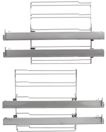 LUTH Premium Profi Parts Teleskopauszug kompatibel mit Bosch Siemens Constructa Junker HEZ538200 HZ538200 CZ11TE25X0 JZ11TE25X0 17001568 Backofen Auszugsschienen