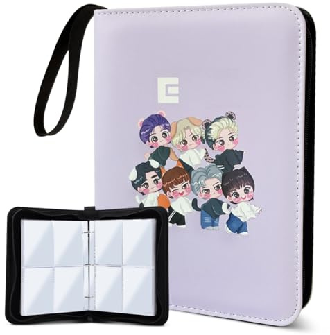 Swico Remado Kpop Photocard Binder Cute 400 Pockets Photocard Holder Book mit Sleeves Photo Album für Lomo Cards