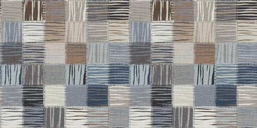 TAPPETIK Tappeto, Passatoia in Stampa Digitale Alta qualità, Ampia Gamma di Colori e Disegni (Serie DIGIT) VARIE MISURE (Geometrico C 41, 52 x 120 cm)