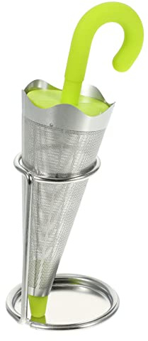 STOBAZA Stainless Steel Umbrella Tea Infuser Reusable Tea Leaf Strainer for in Mesh for