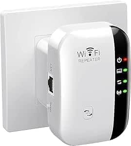 Newest WiFi Extender, WiFi Booster, WiFi extender booster, Covers Up to 3650 Sq.ft and 45 Devices, Internet Booster - with Ethernet Port, Quick Setup, Home Wireless Signal Booster