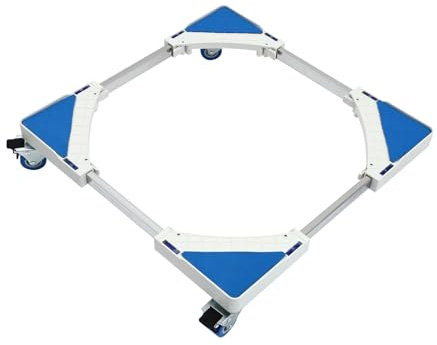 PRETYZOOM Multi-use Washing Machine Holder Fridge Stand Base Pulley Tripod Vibration Pads for Drum Machines