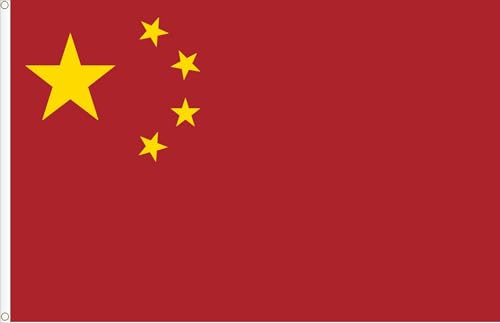BANDIERA DELLA CINA. REPUBBLICA POPOLARE CINEA. Qualità RASO PREMIUM. Dimensioni grandi 150 x 90 cm.