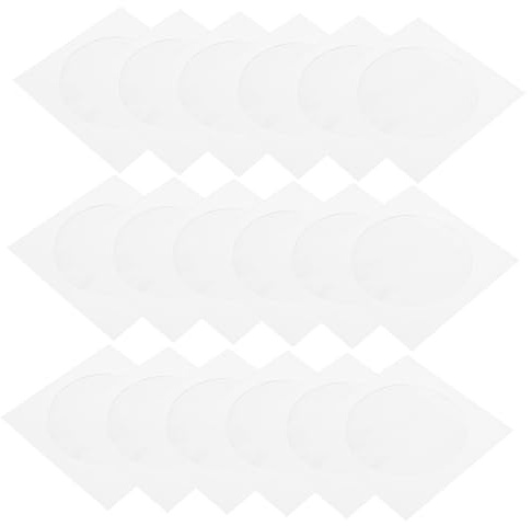 VERDANVERSE 100pcs Paper CD Dvd Sleeves Protective Storage Covers for Discs Scratch and Dust Resistant Space-saving Organizer for Home Office and Travel Use