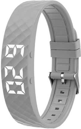 Ahuuen Pulsera de Alarma | Temporizador Silencioso Portátil para Pulsera,Reloj Despertador con Alarma Vibratoria Ajustable,para Mujeres Hombres Niños Personas Mayores Ancianos Viajeros Adultos Niñas