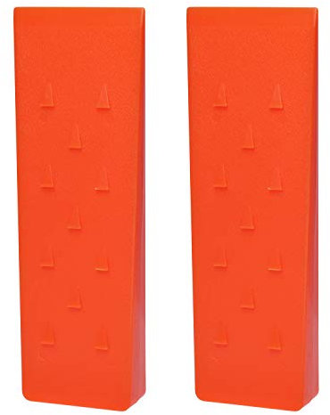 10 Inch Tree Felling Wedges for Tree Cutting, Felled Spiked Tree Wedges Falling Logging Tools for Chainsaw Loggers Supplies (2 Pack)