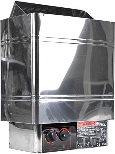 YYSDH Sauna Heater 9KW,Home Spa Dry Steam Bath Sauna Heater Stove 220V-240V with Internal Controller Electric Sauna Stove for Max.459 Cubic Feet