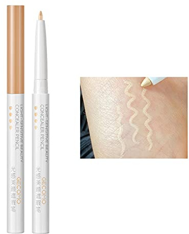 Stylo Anti-cernes Correcteur de Teint,couvre les rougeurs et les irrégularités de la peau Contour imperméable Longue Tenue Make up Correcteur pour Les Yeux,cernes Tous Types de Peaux Ivoire