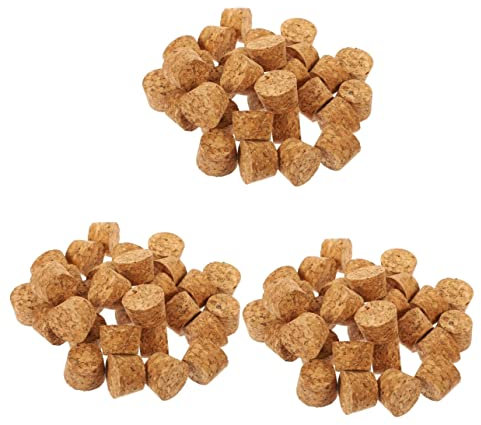 Cabilock 90stücke Korken Für Flaschenverschluss Naturkorken Für Wein Und Bierflaschen Konische Form Für -projekte Und Handwerk Passend Für Flaschenöffnungen