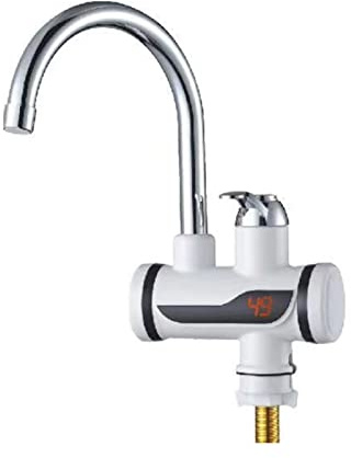 Grifo De Calentador De Agua Caliente 220V 3000W Grifo De Calentador De Agua Caliente Instantáneo Grifo De Agua De Calefacción Eléctrica De Cocina Giratoria De Acero Inoxidable Para Baño De Cocina En C