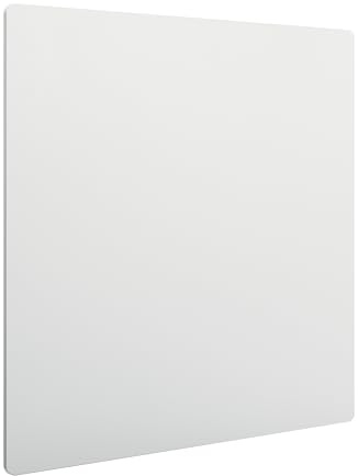 Nobo Magnetisches Whiteboard ohne Rahmen, 450 x 450 mm, individuell erweiterbare Whiteboardtafel, ideal für Büros und Teamarbeit, Stahl, Weiß, 1915655
