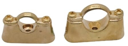 Aqxybgt Rohrklemme, 15mm, 22mm, 28mm, Gold, Messing