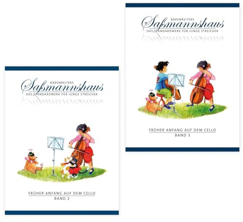 Früher Anfang auf dem Cello Band 2 + 3 | Eine Violoncelloschule für Kinder | Saßmannshaus | BA09692 + BA09693 | Bärenreiter Verlag | ISMN 9790006536559 + 9790006536566 | Soundman Kolophonium