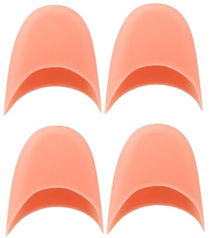 Healeved 2paare Ballett Zehenschutzpads Aus Silikon Für Damen Wiederverwendbare Flexible Zehenpolster Für Ballettschuhe Bequemer Schutz Gegen Druckstellen Und Blasen Für Tänzerinnen