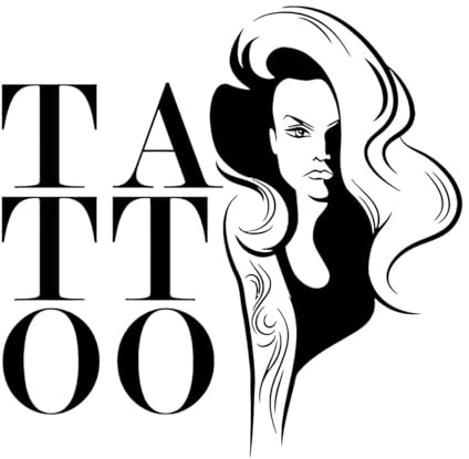 Tattoo Salon Wall Decals Sexy Gilrs Wall Sticker for Tattoo Studio Shop Window Wall Decor Art Decals Living Room Wallpaper Extra Large - 67x68cm