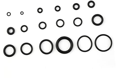 BELLIFFY Gummidichtungsring Sortiment Teiliges Praktischer Aufbewahrungsbox Verschiedene Für Elektroinstallationen Auto Und Bootreparaturen Hochwertiger Gummistopfen Schwarz