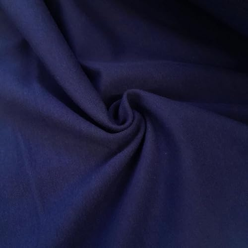 PAWOTEX Sweatstoff meterware zum nähen sweat stoff meterware sweatstoff mädchen french terry meterware kinder baumwollstoff Stoffe Zum Nähen einfarbig Kinder Sweatstoff Meterware 170x0,5 m 280g